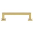 thumbnail image 1 of Grandeur 853499 Geneva 4" Center To Center Solid Brass Square Luxury Cabinet Handle /, 1 of 7