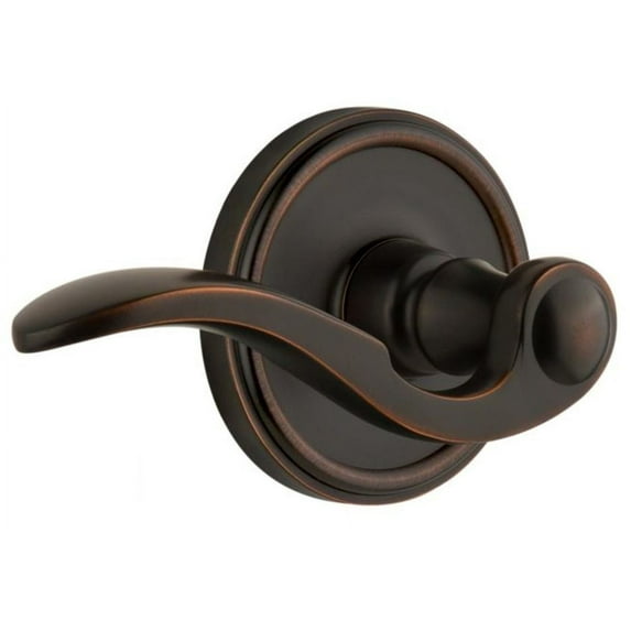 Grandeur 822921 Georgetown Solid Brass Left Handed Privacy Set - Bronze
