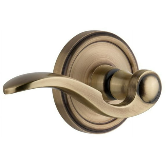 Grandeur Geobel_Psg_234_Lh Georgetown Solid Brass Left Handed Passage Set - Brass
