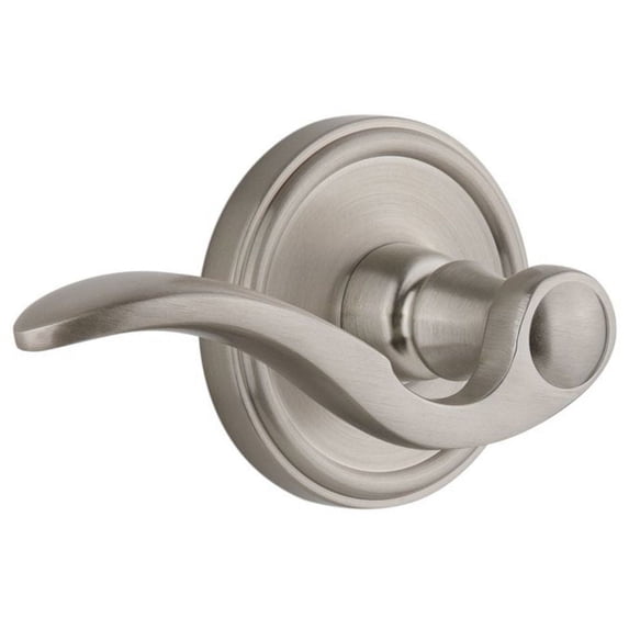 Grandeur 813019 Georgetown Solid Brass Left Handed Passage Set - Nickel