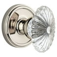 thumbnail image 1 of Grandeur Geobur_Prv_234 Georgetown Solid Brass Rose Privacy Door Knob Set - Nickel, 1 of 2
