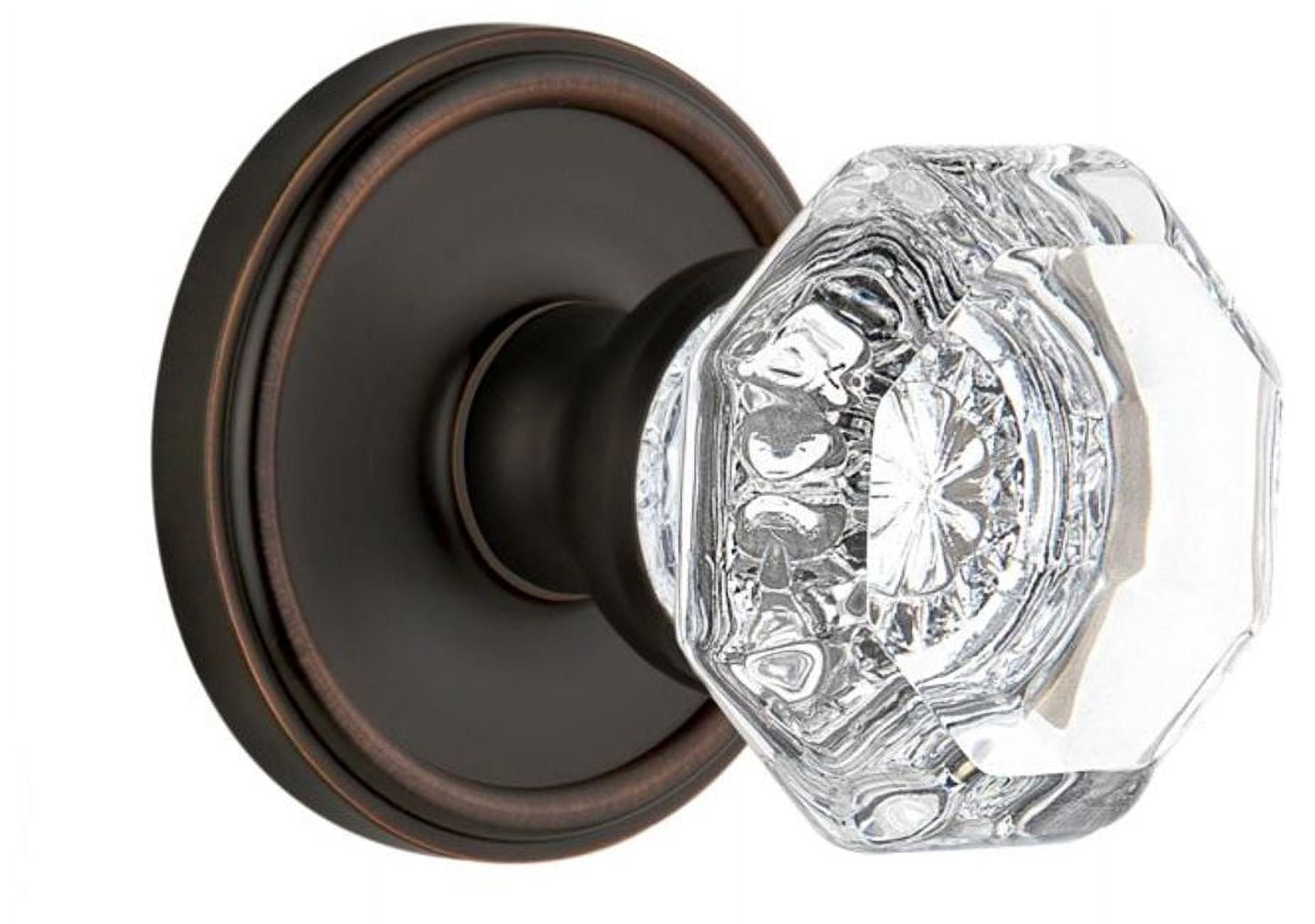 Grandeur 822464 Georgetown Solid Brass Rose Passage Door Knob Set ...