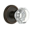 thumbnail image 1 of Grandeur Geochm_Sd_Na Georgetown Solid Brass Rose Single Dummy Door Knob - Bronze, 1 of 7