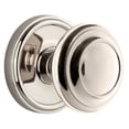 thumbnail image 1 of Grandeur Geocir_Prv_234 Georgetown Solid Brass Rose Privacy Door Knob Set - Nickel, 1 of 6