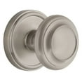 thumbnail image 1 of Grandeur Geocir_Psg_238 Georgetown Solid Brass Rose Passage Door Knob Set - Nickel, 1 of 6