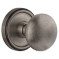 thumbnail image 1 of Grandeur 812753 Georgetown Solid Brass Rose Passage Door Knob Set - Grey, 1 of 1