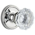 thumbnail image 1 of Grandeur Geofon_Prv_238 Georgetown Solid Brass Rose Privacy Door Knob Set - Chrome, 1 of 7