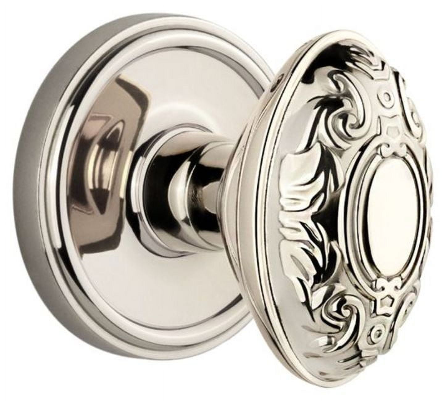 Grandeur 800250 Georgetown Solid Brass Rose Single Dummy Knob - Nickel