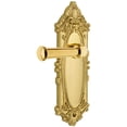 thumbnail image 1 of Grandeur 814437 Grande Victorian Solid Brass Rose Right Handed Privacy Door Lever Set -, 1 of 6