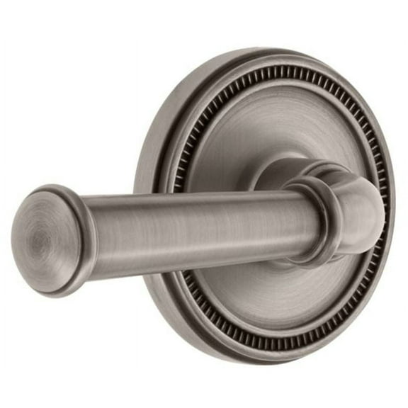 Grandeur Solgeo_Sd_Na Soleil Solid Brass Single Dummy Door Lever Set - Grey