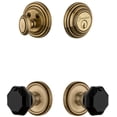 thumbnail image 1 of Grandeur 851249 Georgetown Solid Brass Rose Single Cylinder Keyed Entry Deadbolt And, 1 of 6