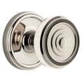 thumbnail image 1 of Grandeur Geosol_Psg_238 Georgetown Solid Brass Rose Passage Knob Set - Nickel, 1 of 5
