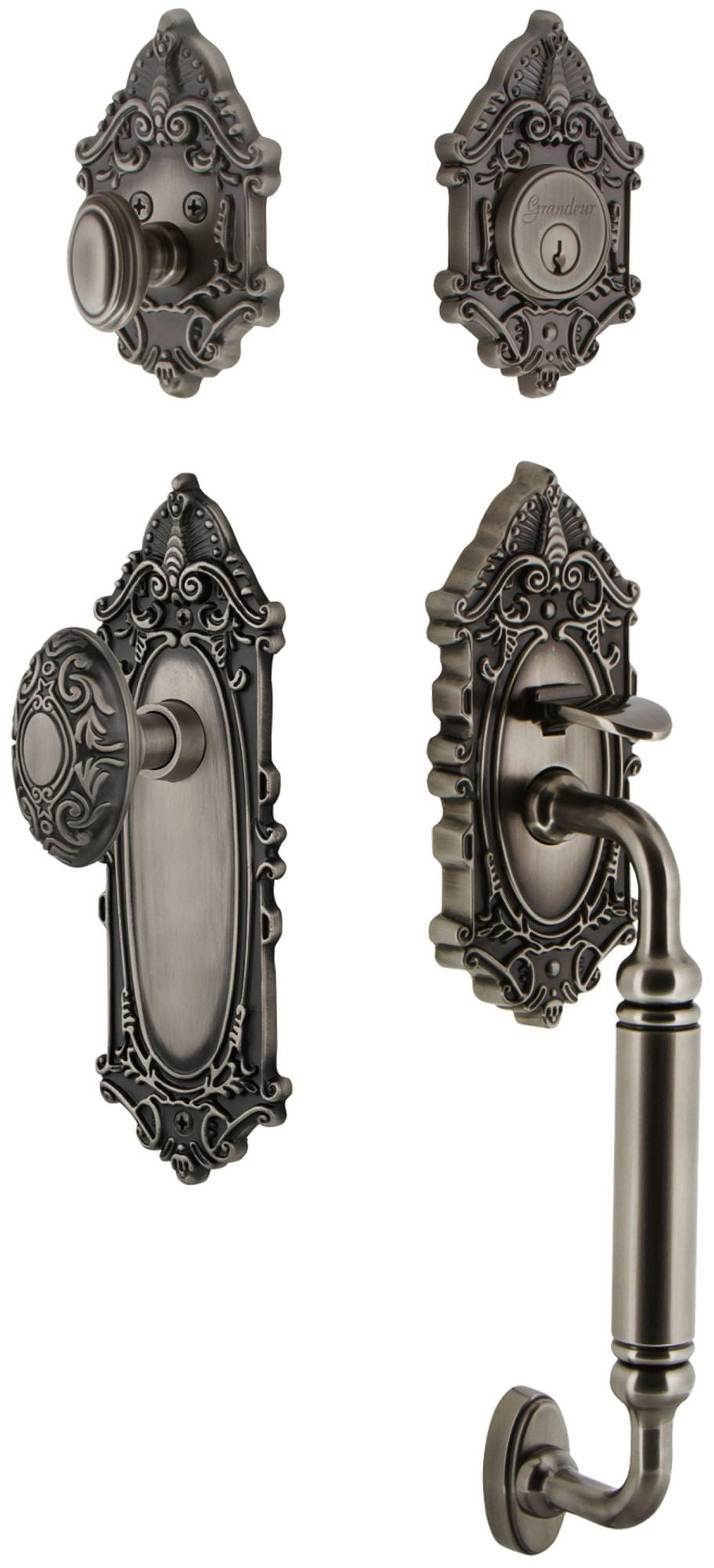 Grandeur Grande Victorian C Grip Handleset with Door Knob