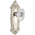 thumbnail image 1 of Grandeur 800480 Grande Victorian Solid Brass Rose Passage Door Knob Set - Nickel, 1 of 1