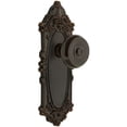 thumbnail image 1 of Grandeur 807449 Grande Victorian Solid Brass Rose Passage Door Knob Set - Bronze, 1 of 5