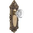 thumbnail image 1 of Grandeur 812867 Grande Victorian Solid Brass Rose Passage Door Knob Set - Brass, 1 of 7
