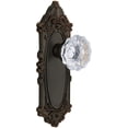 thumbnail image 1 of Grandeur 812896 Grande Victorian Solid Brass Rose Passage Door Knob Set - Bronze, 1 of 7