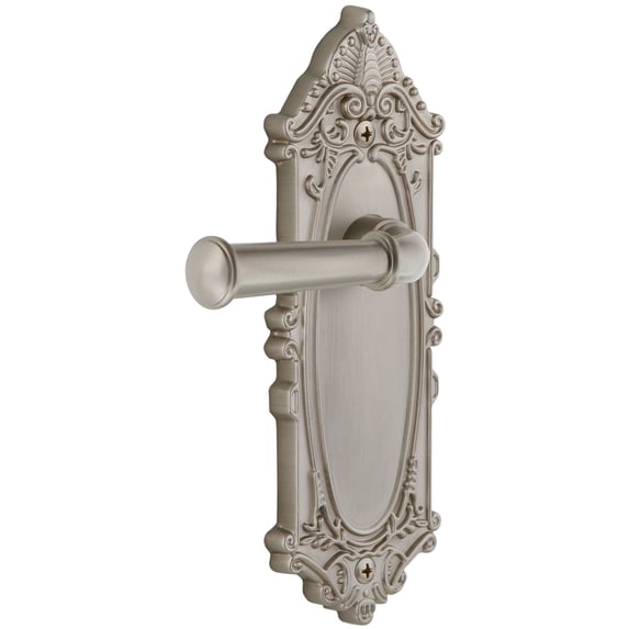 Grandeur Georgetown Door Lever with Grande Victorian Plate