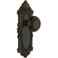 thumbnail image 1 of Grandeur Gvcpar_Psg_234 Grande Victorian Solid Brass Rose Passage Door Knob Set - Bronze, 1 of 7