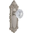thumbnail image 1 of Grandeur 822594 Grande Victorian Solid Brass Rose Privacy Door Knob Set - Nickel, 1 of 1