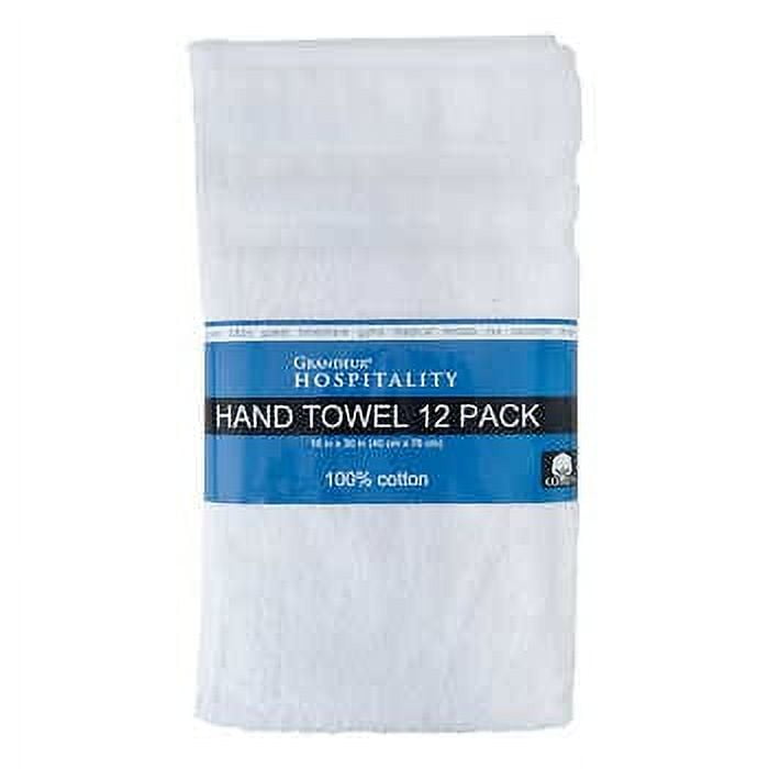 Grandeur Hospitality Hand Towels, 12-pack