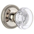 thumbnail image 1 of Grandeur Newbor_Psg_234 Newport Solid Brass Rose Passage Door Knob Set - Nickel, 1 of 7