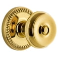 thumbnail image 1 of Grandeur 814638 Newport Solid Brass Rose Privacy Door Knob Set - Brass, 1 of 6