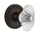 thumbnail image 1 of Grandeur Burgundy Crystal Door Knob with Newport Plate, 1 of 7