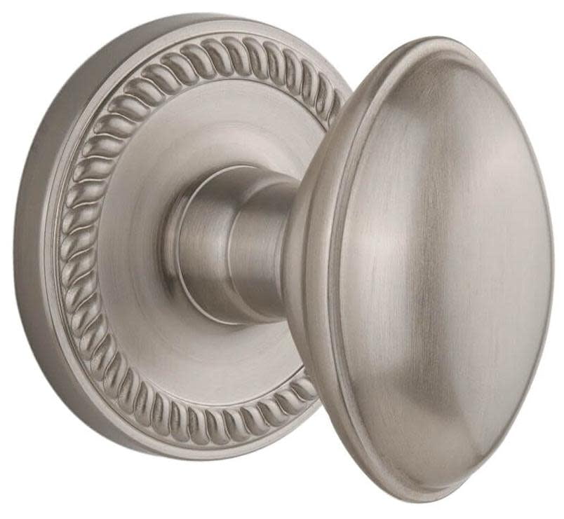 Grandeur 899130 Eden Prairie Solid Brass Non-Turning Two-Sided Dummy Door Knob Set -