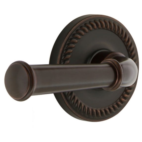Grandeur Newgeo_Prv_238_Lh Newport Solid Brass Left Handed Privacy Set - Bronze