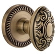 thumbnail image 1 of Grandeur Newgvc_Prv_238 Newport Solid Brass Rose Privacy Door Knob Set - Brass, 1 of 1