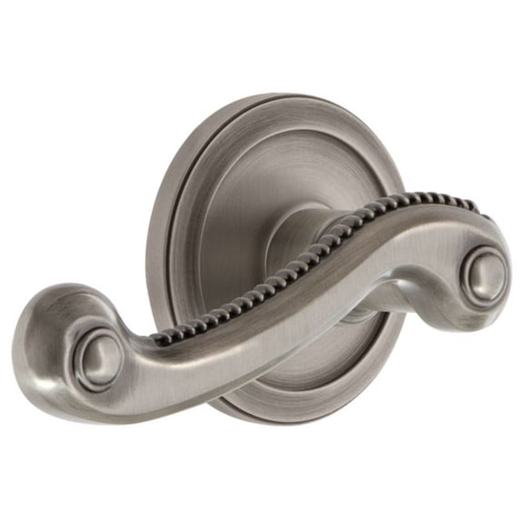 Grandeur Cirnew_Sd_Na_Rh Circulaire Solid Brass Rose Right Handed Single Dummy Door Lever