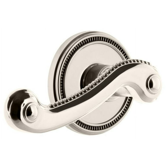 Grandeur Solnew_Sd_Na_Rh Soleil Solid Brass Right Handed Single Dummy Door Lever Set -