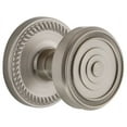 thumbnail image 1 of Grandeur Newsol_Sd_Na Newport Solid Brass Rose Single Dummy Door Knob - Nickel, 1 of 6