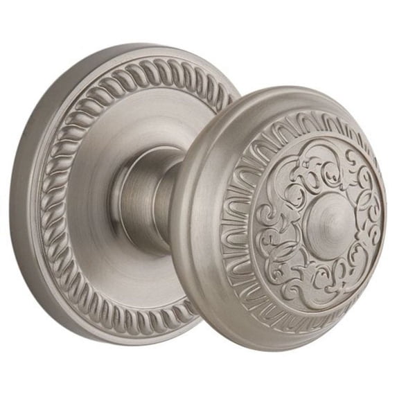 Grandeur Windsor Door Knob with Newport Plate
