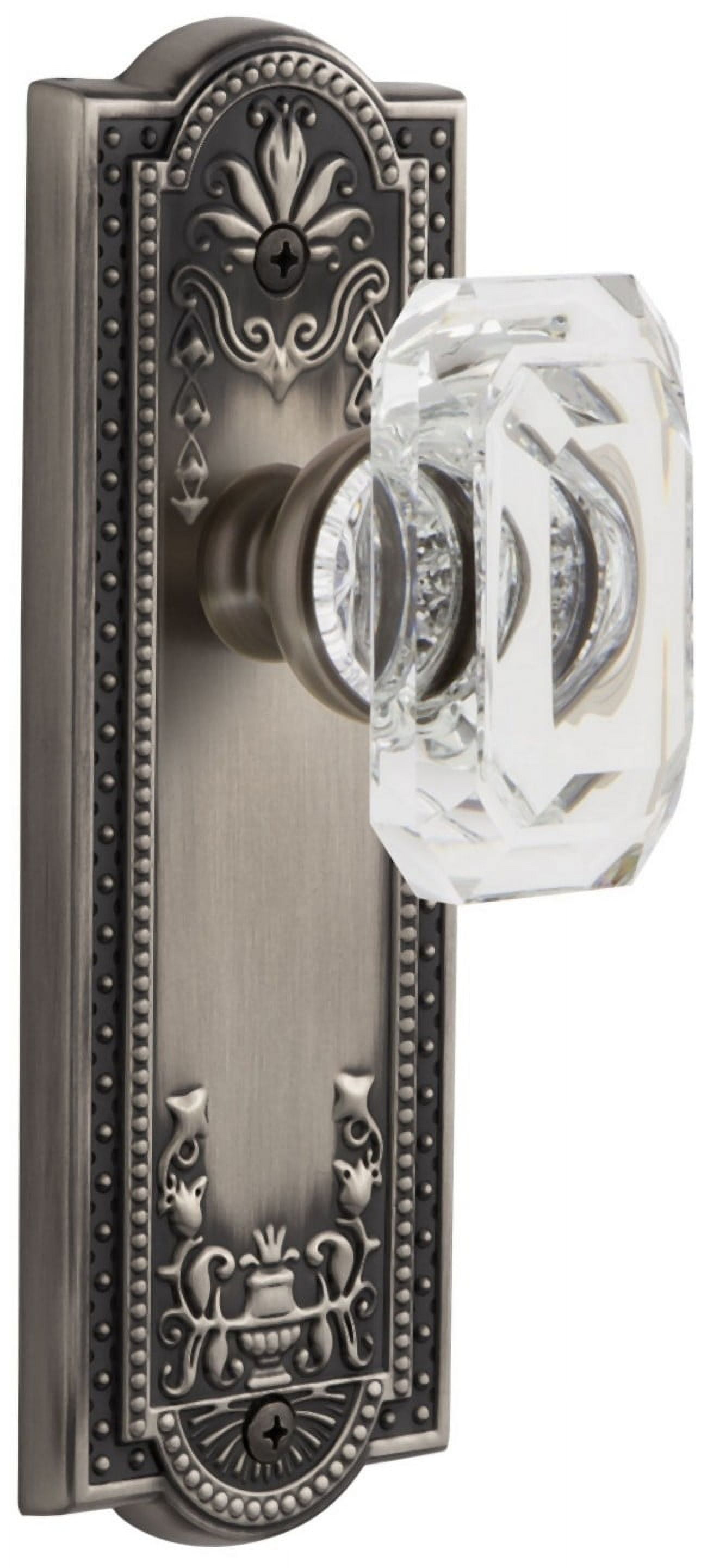 Grandeur 828126 Parthenon Solid Brass Non-Turning One-Sided Dummy - Grey