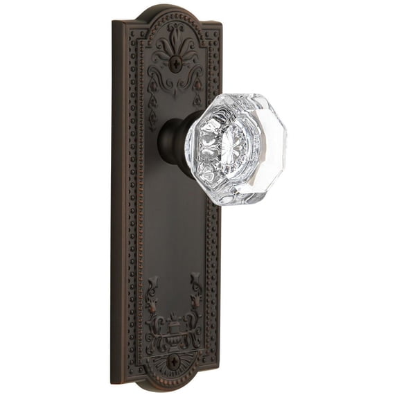 Grandeur 822021 Parthenon Solid Brass Rose Single Dummy Door Knob - Bronze