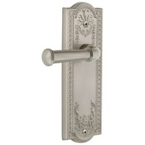 Grandeur Pargeo_Dd_Na Parthenon Solid Brass Rose Dummy Door Lever Set - Nickel