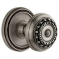 thumbnail image 1 of Grandeur Solpar_Dd_Na Soleil Solid Brass Dummy Door Knob Set - Grey, 1 of 6