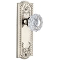 thumbnail image 1 of Grandeur Parver_Prv_234 Parthenon Solid Brass Rose Privacy Door Knob Set - Nickel, 1 of 7