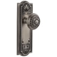 thumbnail image 1 of Grandeur 800847 Parthenon Solid Brass Rose Dummy Door Knob Set - Grey, 1 of 7