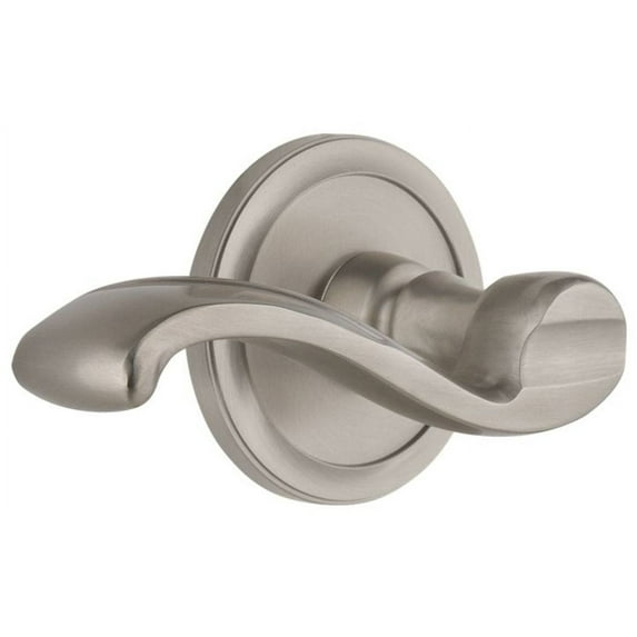 Grandeur Cirprt_Sd_Na_Lh Circulaire Solid Brass Rose Left Handed Single Dummy Door Lever -