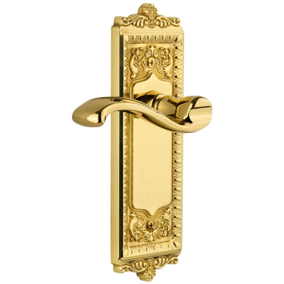 Grandeur Portofino Door Lever with Windsor Plate