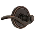 thumbnail image 1 of Grandeur 809534 Soleil Solid Brass Dummy Door Lever Set - Bronze, 1 of 6