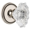 thumbnail image 1 of Grandeur Solbia_Prv_238 Soleil Solid Brass Rose Privacy Door Knob Set - Nickel, 1 of 6