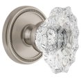 thumbnail image 1 of Grandeur Solbia_Psg_238 Soleil Solid Brass Rose Passage Door Knob Set - Nickel, 1 of 6