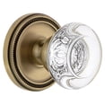 thumbnail image 1 of Grandeur 820626 Soleil Solid Brass Rose Privacy Door Knob Set - Brass, 1 of 5