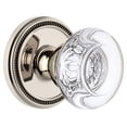 thumbnail image 1 of Grandeur Solbor_Psg_234 Soleil Solid Brass Rose Passage Door Knob Set - Nickel, 1 of 5