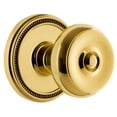 thumbnail image 1 of Grandeur 809198 Soleil Solid Brass Passage Door Knob Set - Brass, 1 of 6