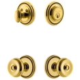 thumbnail image 1 of Grandeur Solbou_Sp_Eset_234 Soleil Solid Brass Single Cylinder Keyed Entry Deadbolt And, 1 of 1
